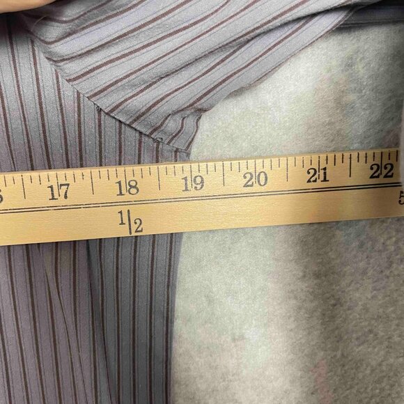 CONVERSE x JOHN VARVATOS Womens Y2K Pin Striped Button Up Mini Dress Size M - Picture 7 of 8